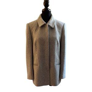 VINTAGE Louis Féraud Cashmere Blazer / Jacket Size 14